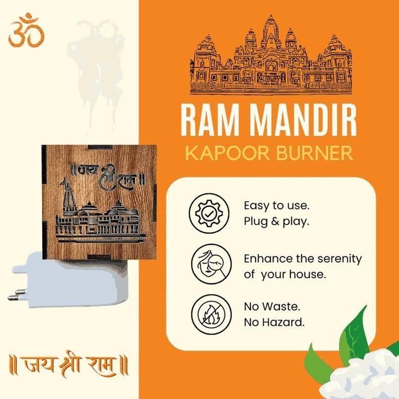 Decent Ayodhya Ram Mandir Kapoor Dani (3 in 1)