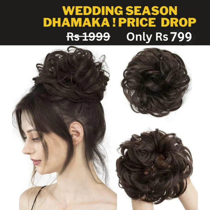 BUY 1 GET 1 Free Hair Bun (Juda) Pack Of 2